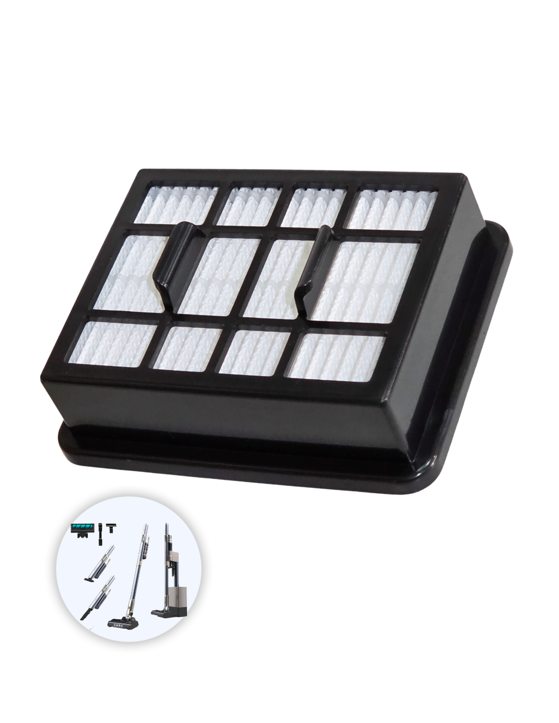 Filtro Hepa Scoba 2100 Station Aspiradora Escoba sin Cable