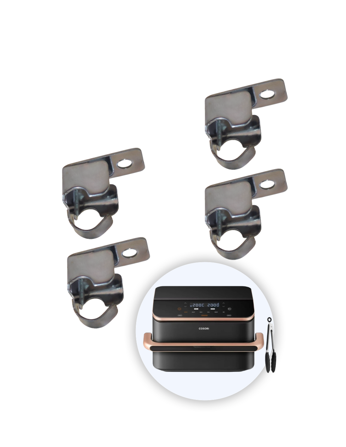 Kit Grapas Resistencias Cosori 10L Freidora de Aire Dual Blaze TwinFry