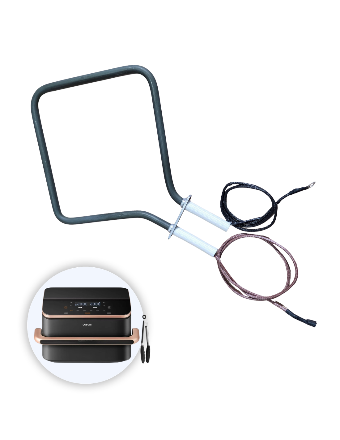 Resistencia 350W Cosori 10L Freidora de Aire Dual Blaze TwinFry