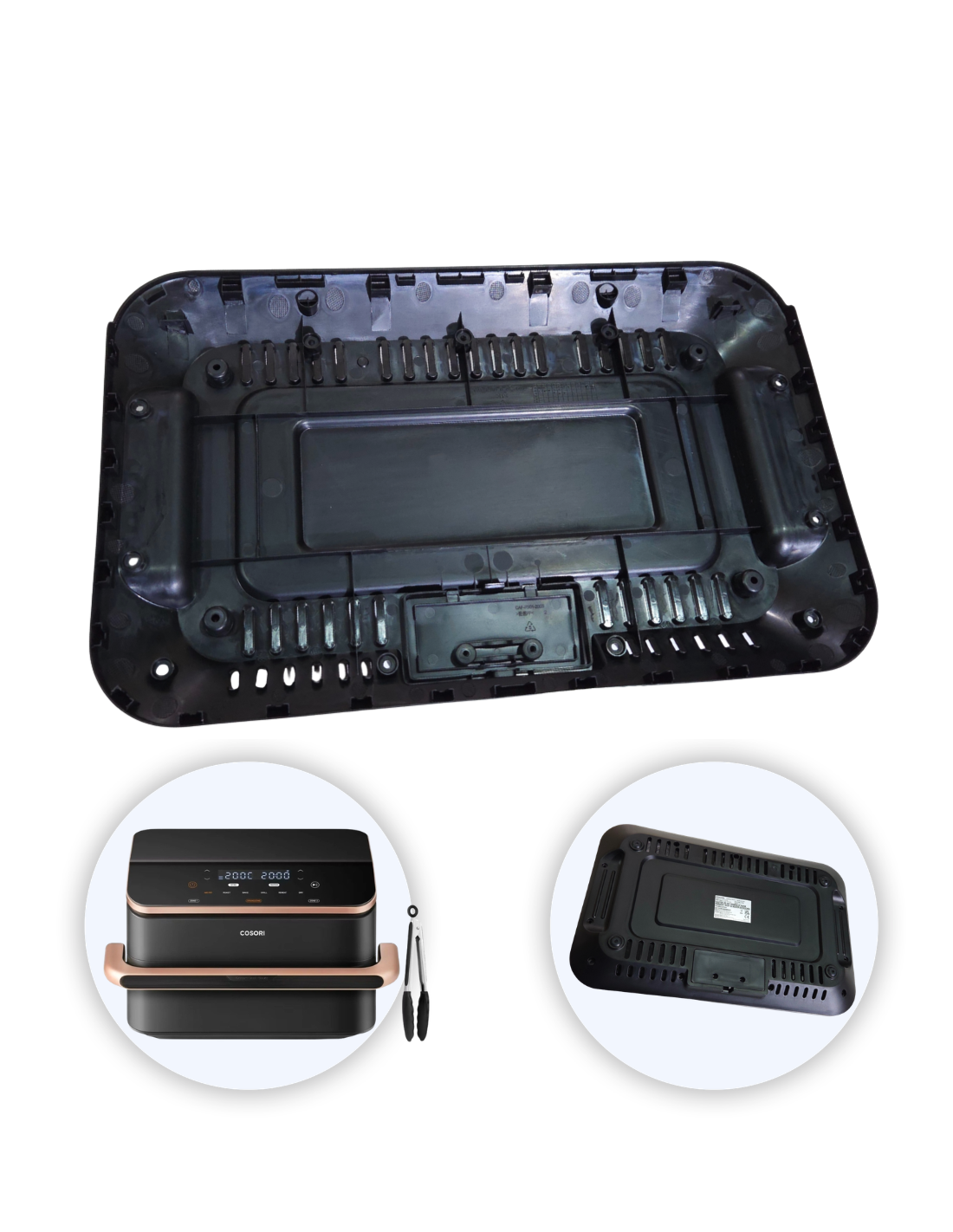 Bandeja Apoyo Cosori 10L Freidora de Aire Dual Blaze TwinFry