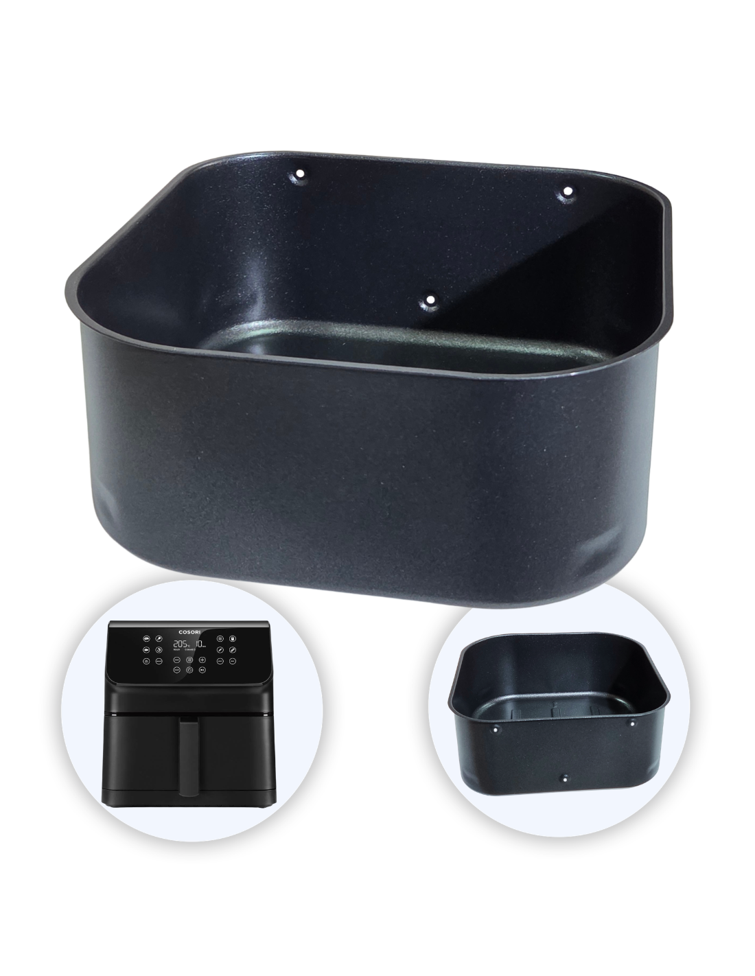 Cesta Cosori 6.2L Freidora de Aire Premium II Chef Edición