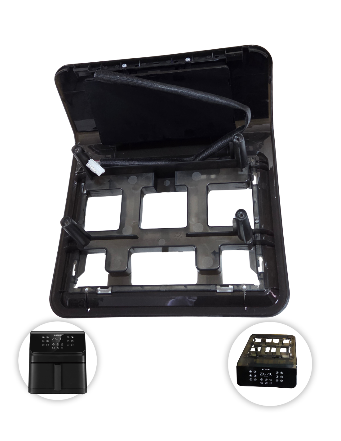 Pantalla LED Cosori 6.2L Freidora de Aire Premium II Chef Edición