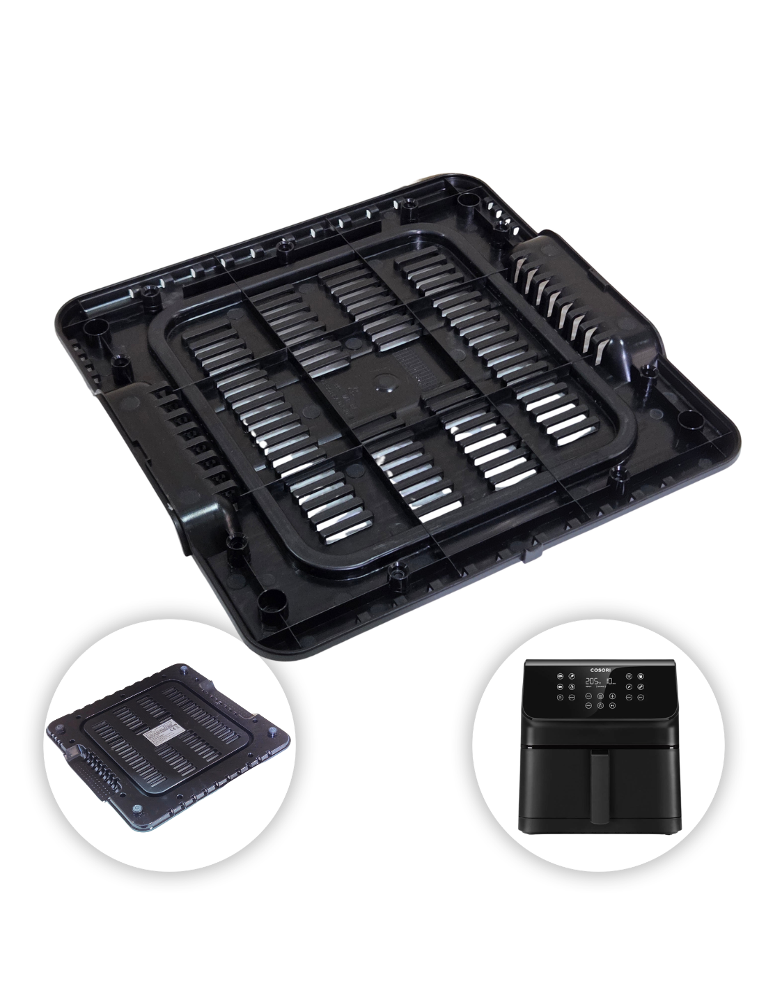 Bandeja Apoyo Cosori 6.2L Freidora de Aire Premium II Chef Edición