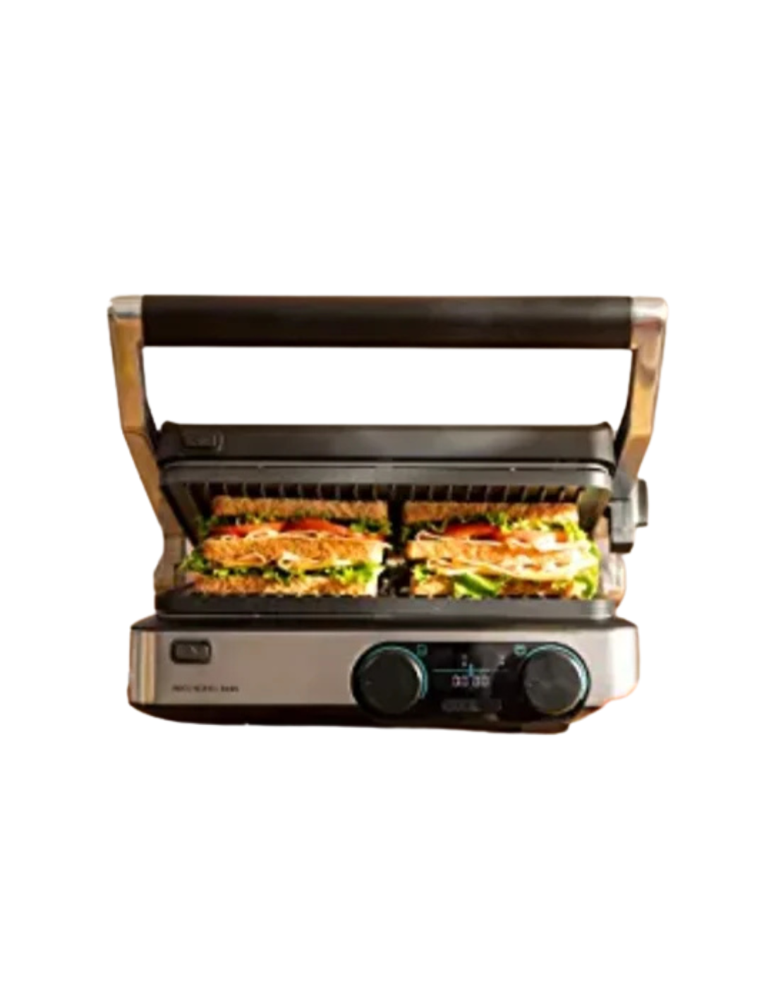 Cecotec Parrilla Eléctrica Rock’nGrill Dual. 2000W, Control de Temp