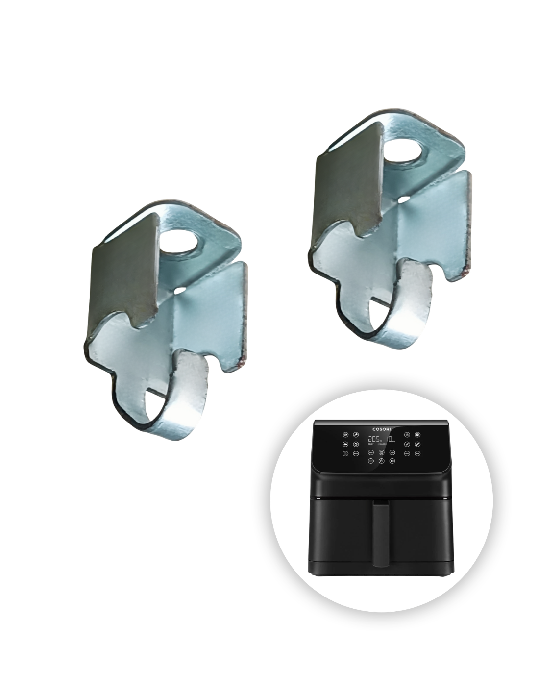 Kit Grapas Cosori 6.2L Freidora de Aire Premium II Chef Edición