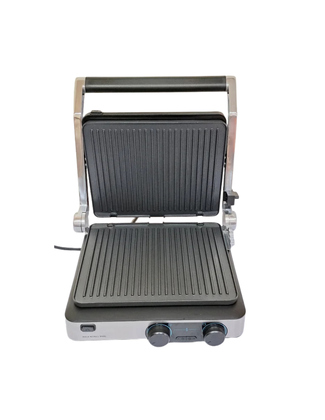 Cecotec Parrilla Eléctrica Rock’nGrill Dual. 2000W, Control de Temp