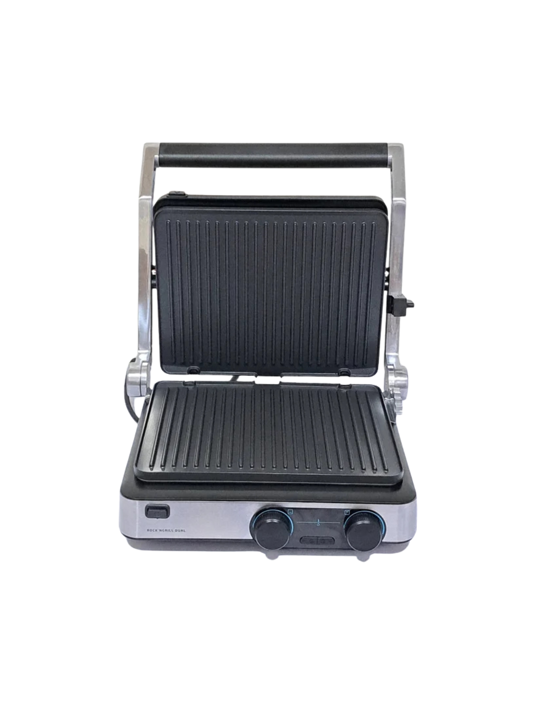 Cecotec Parrilla Eléctrica Rock’nGrill Dual. 2000W, Control de Temp