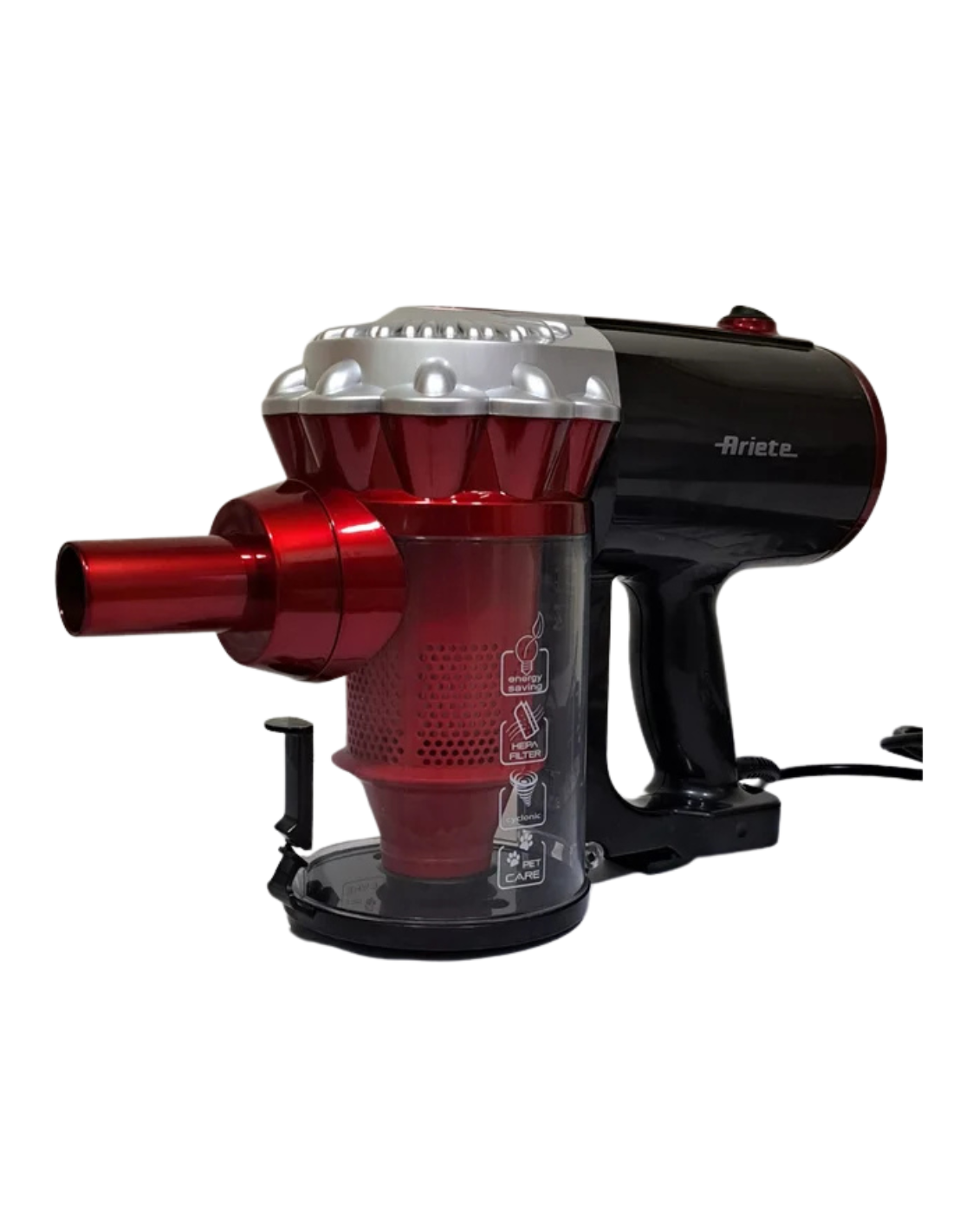 Ariete 2761 - Aspirador con Cable 2 en 1, de Mano y Escoba, Ciclónico,