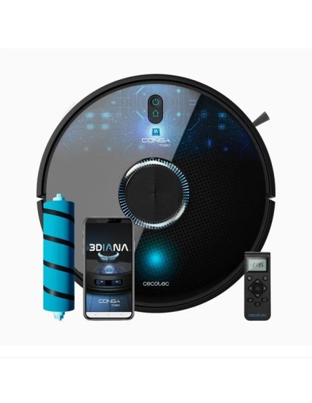 Cecotec Robot Aspirador y Friegasuelos Conga 7090 IA. Inteligencia