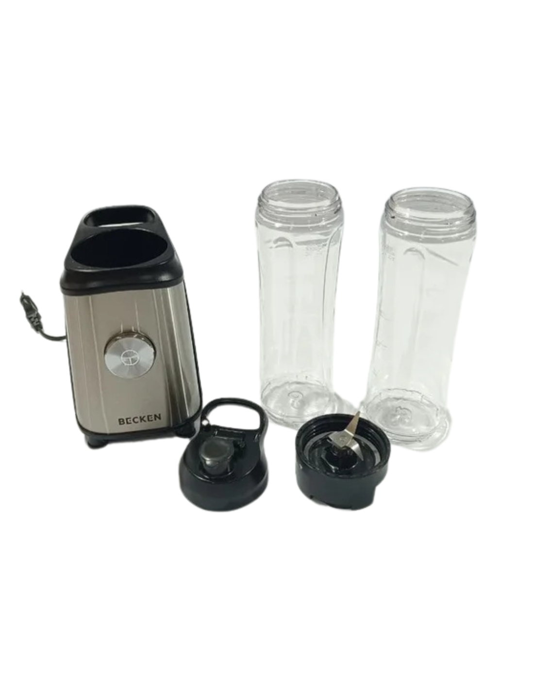 Becken Batidora de Vaso Individual, Mini Licuadora, 350W