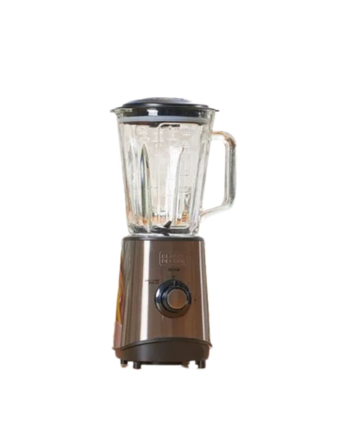 Black+Decker BXJB800E Batidora de Vaso, 800 W, 1.5 Litros, Jarra Crist