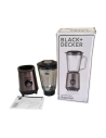 Black+Decker BXJB800E Batidora de Vaso, 800 W, 1.5 Litros, Jarra Crist