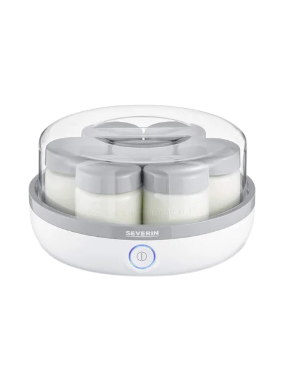 Severin Yogurtera con tapa transparente, incluye 7 tarros