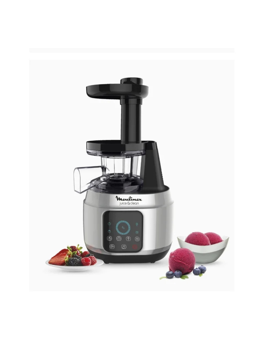 Moulinex Juice and Clean ZU420E10 Licuadora de prensado en frío, 150