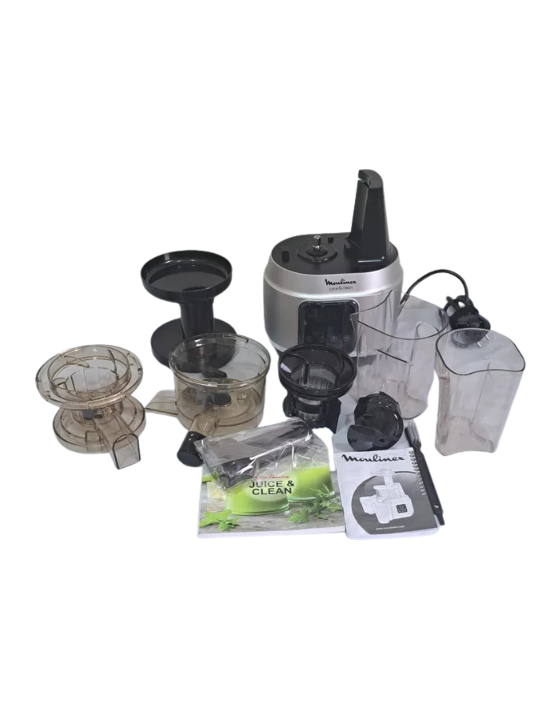 Moulinex Juice and Clean ZU420E10 Licuadora de prensado en frío, 150