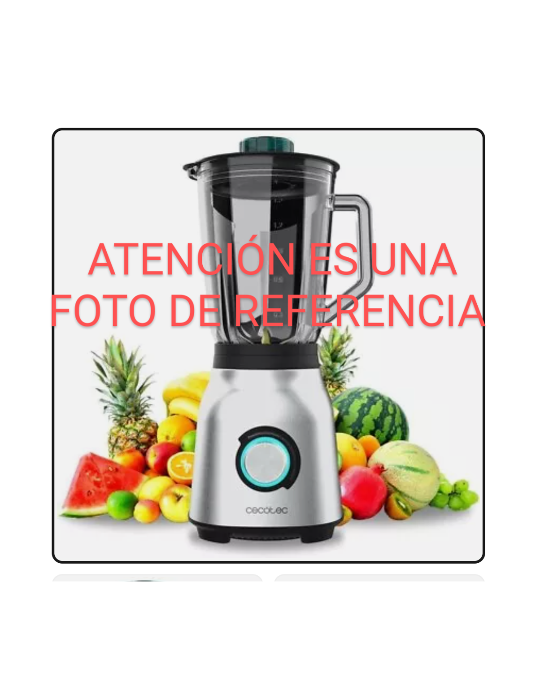 Jarra Cristal Batidora Power Black Titanium 1800 Max Blend IT