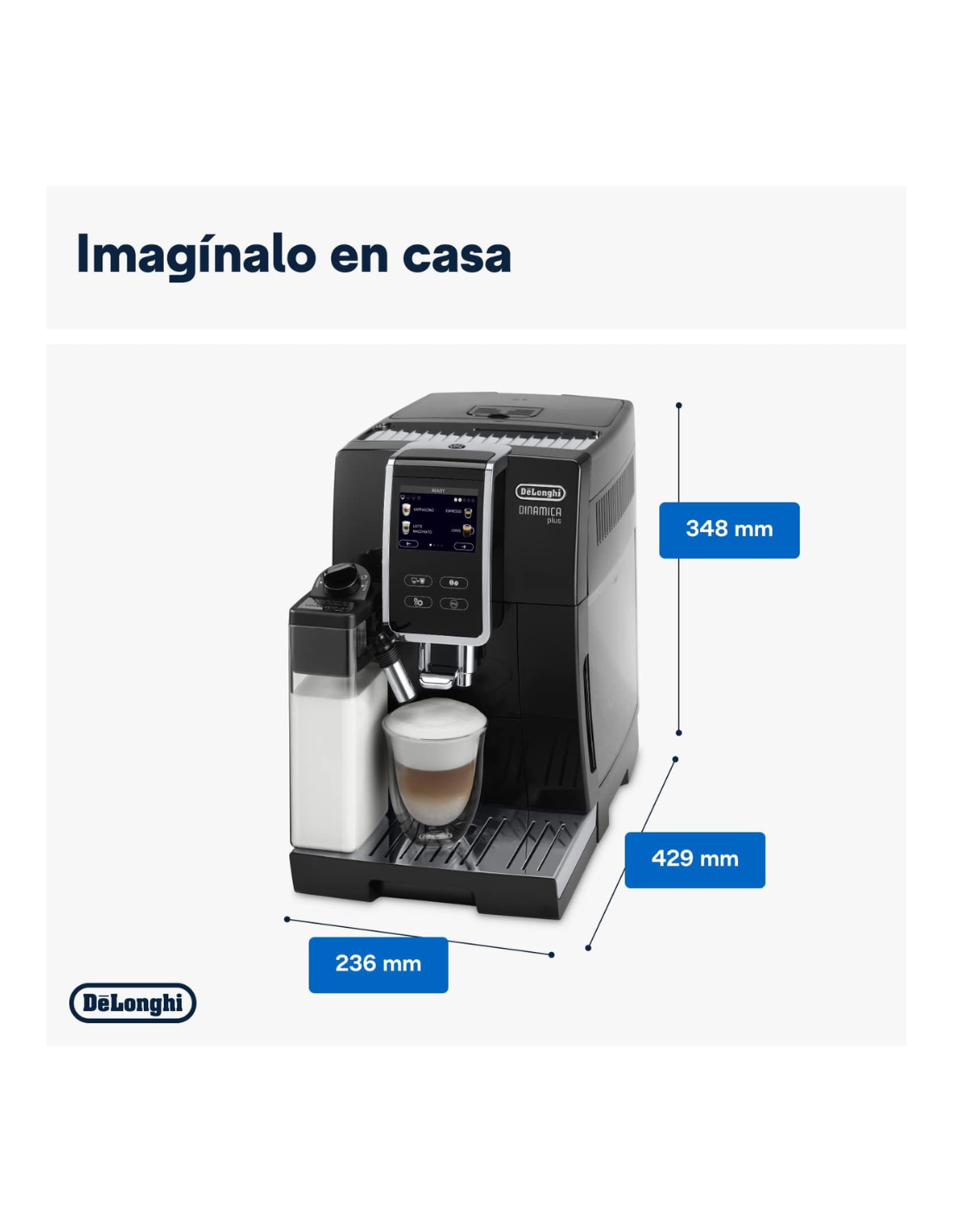 De'Longhi Dinamica Plus ECAM 370.70.B Máquina de Café Automática