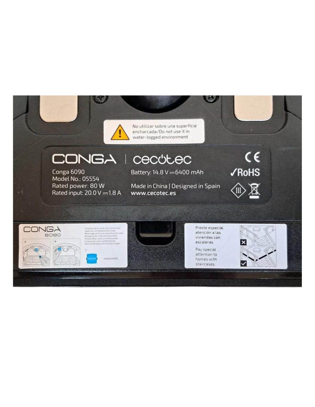 Cecotec Robot Aspirador Conga 6090 Ultra