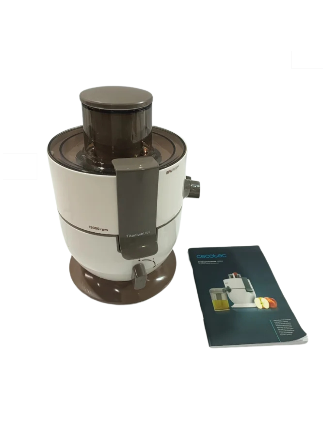 Cecotec Licuadora para Frutas y Verduras StrongTitanium 19000. 650W