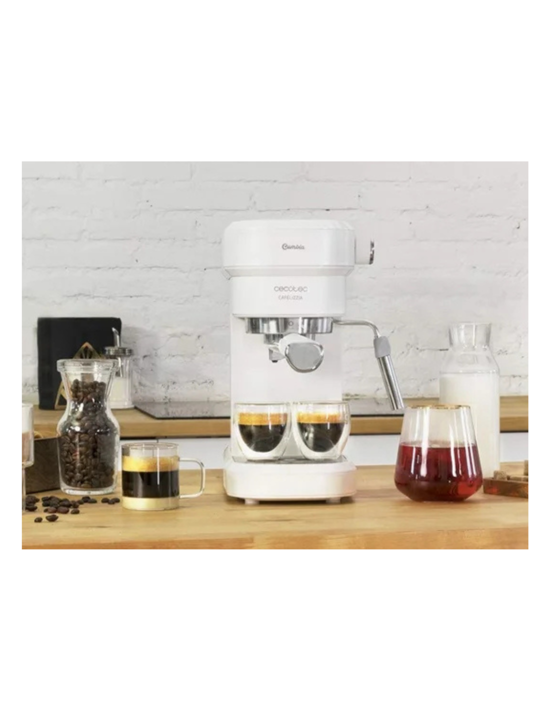 Cecotec Cafetera Express Cafelizzia 790 White