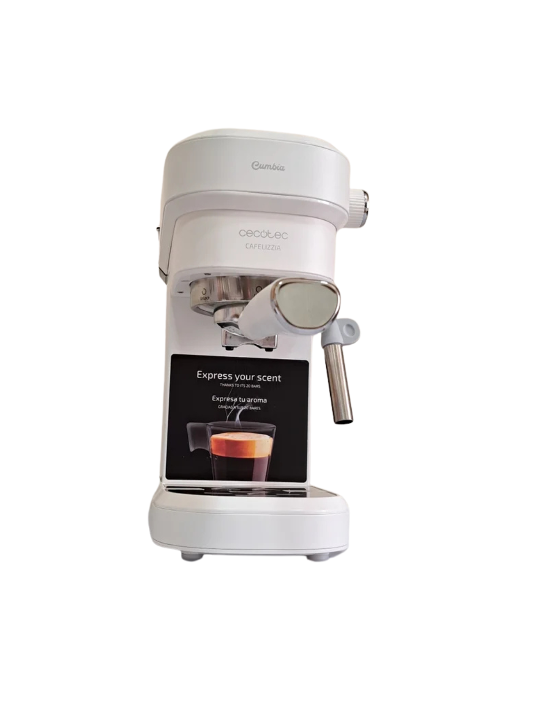 Cecotec Cafetera Express Cafelizzia 790 White