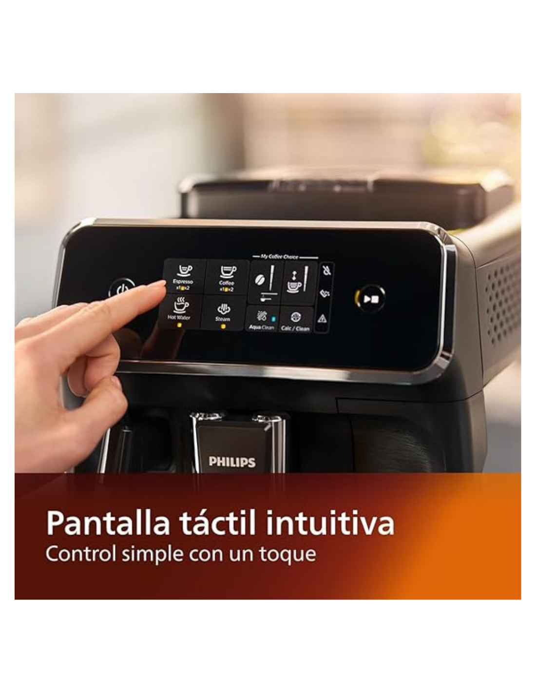 Philips Serie 2200 Cafetera Superautomática - Espumador de Leche