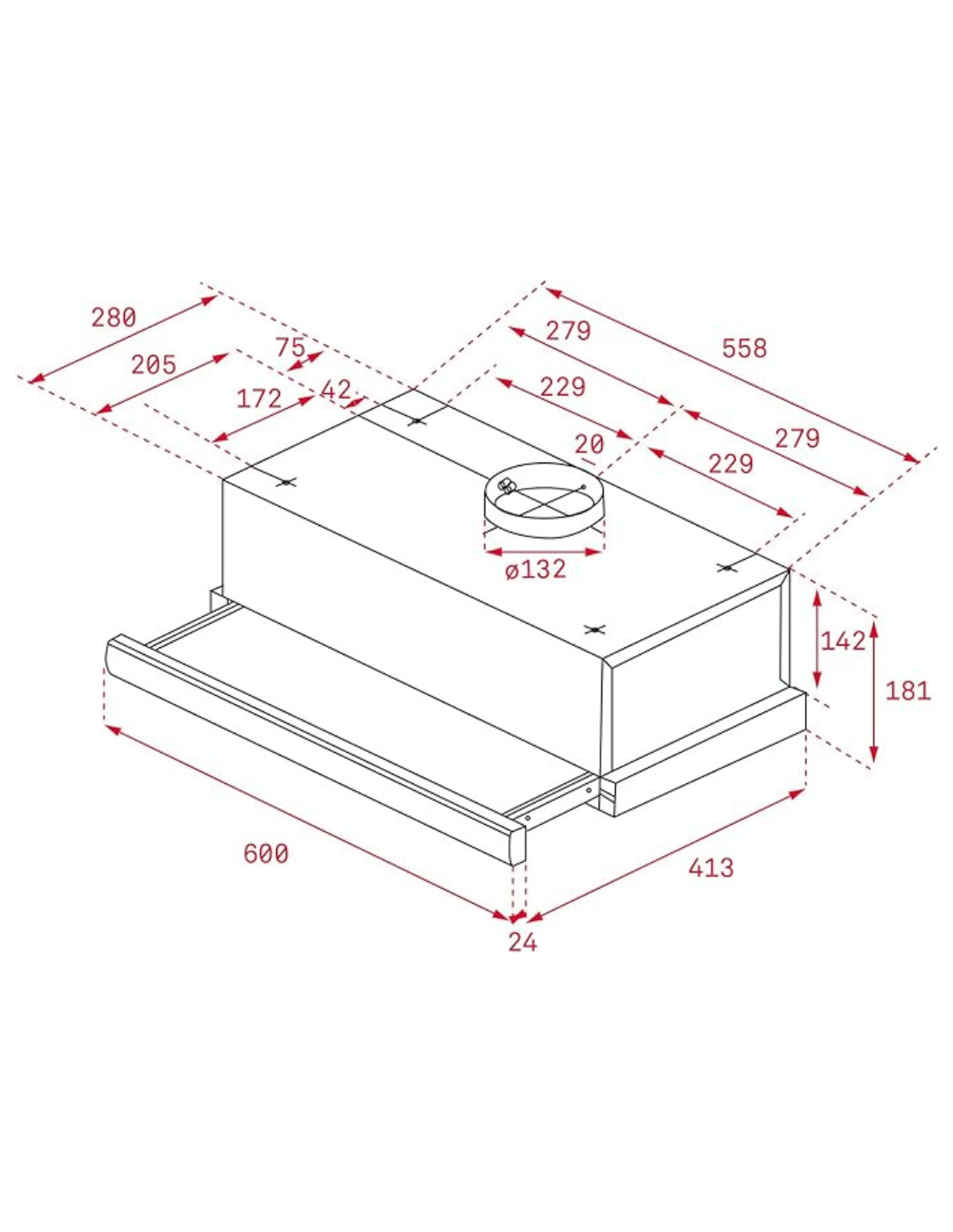 Teka TL 6310 - Campana Extractora Telescópica o Extraplana 60 cm