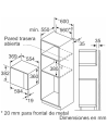 Bosch - Microondas integrable, Grill, Serie 6 BEL5554MS0