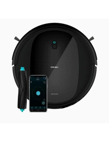 Cecotec Robot Aspirador y Friegasuelos Conga Flash Connected Titanium