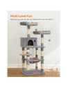 Feandrea Árbol para Gatos de Altura 143 cm, Torre para Gatos