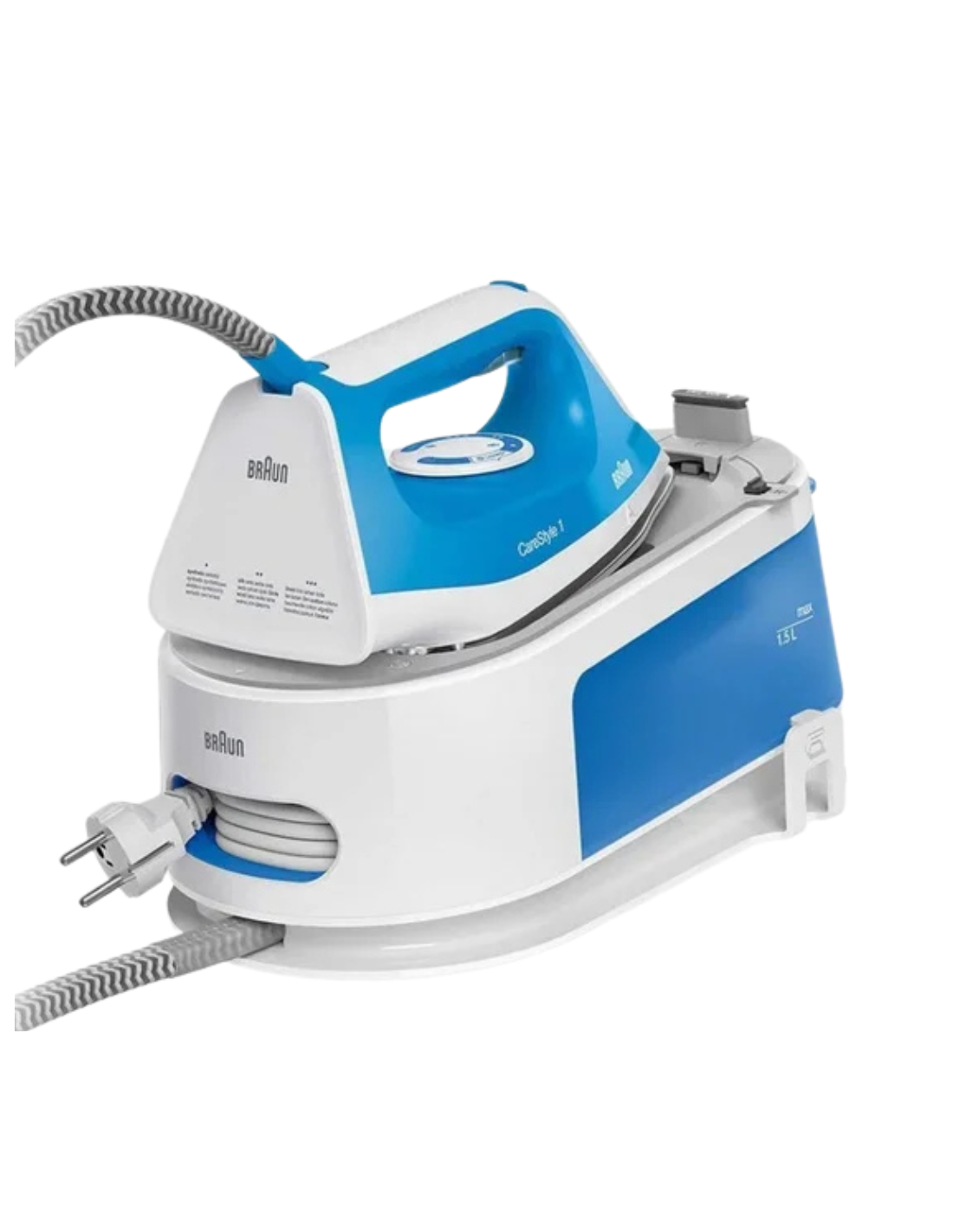 Centro de planchado - Braun CareStyle 1 IS1012BL, 2200W, 1.5 l, 110 g