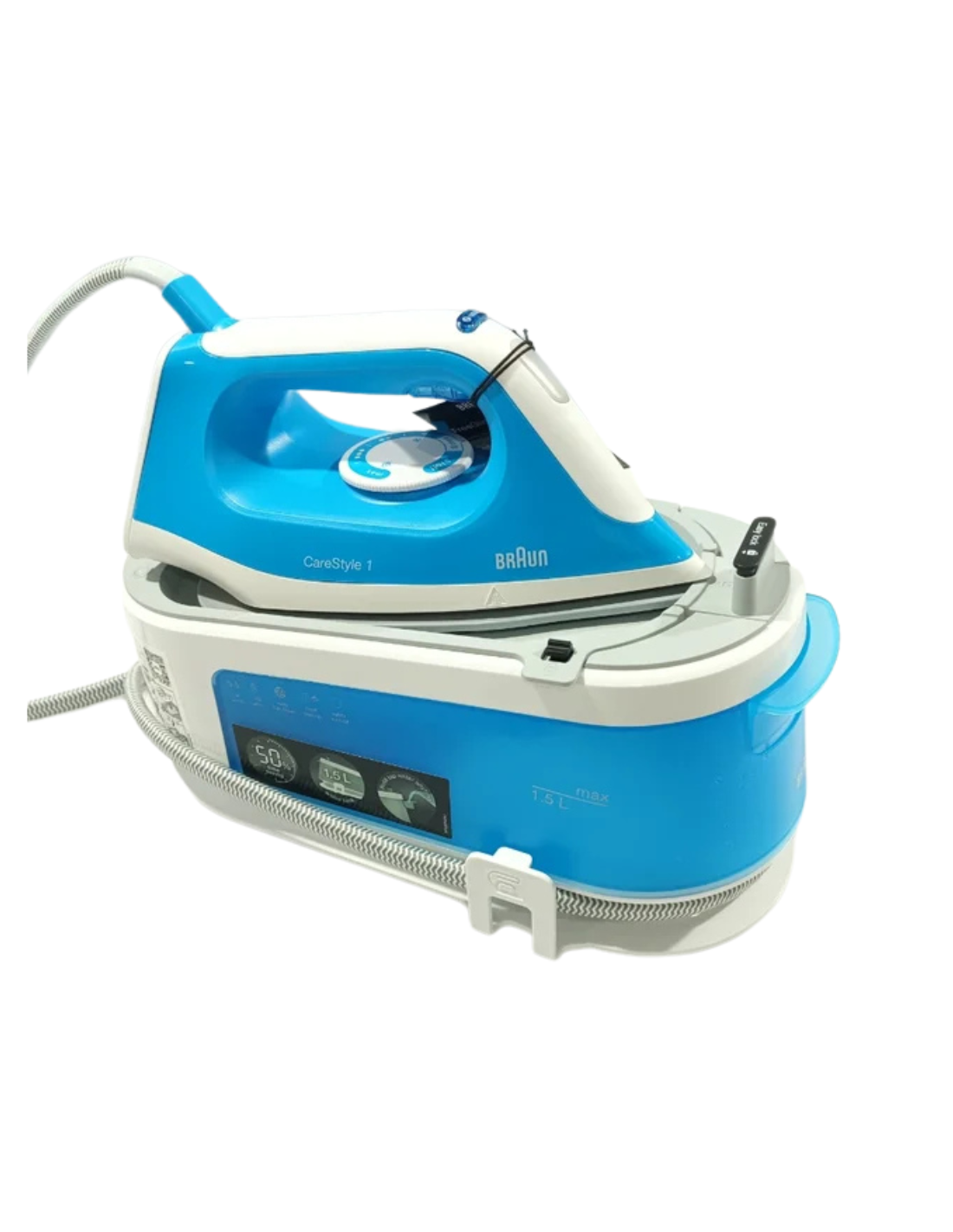 Centro de planchado - Braun CareStyle 1 IS1012BL, 2200W, 1.5 l, 110 g