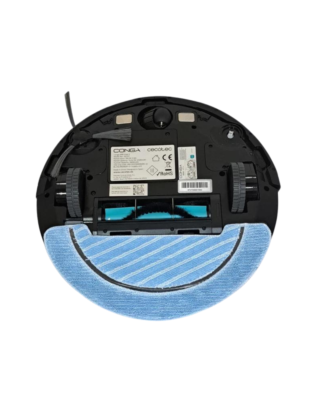 Cecotec Robot Aspirador y Friegasuelos Conga 999 Vital X. 1400 Pa