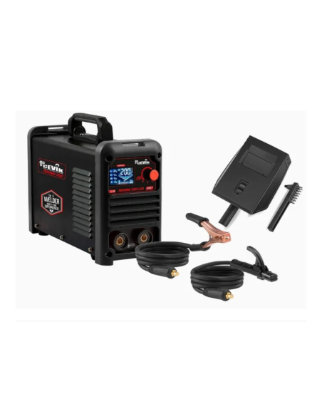 CEVIK PRO - Soldadora Inverter 200A CE-TECHNO200LCD - Lectura LCD