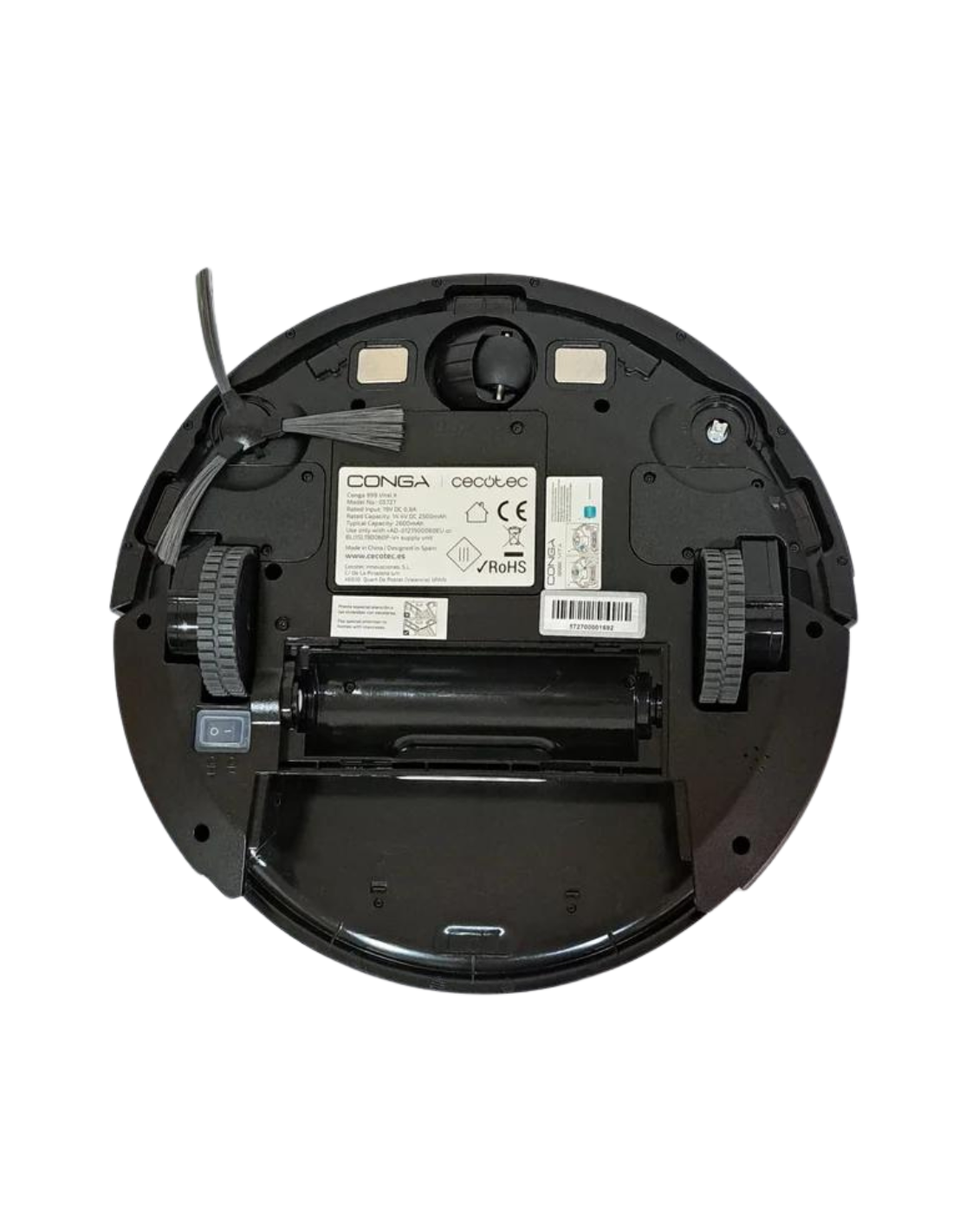 Cecotec Robot Aspirador y Friegasuelos Conga 999 Vital X. 1400 Pa