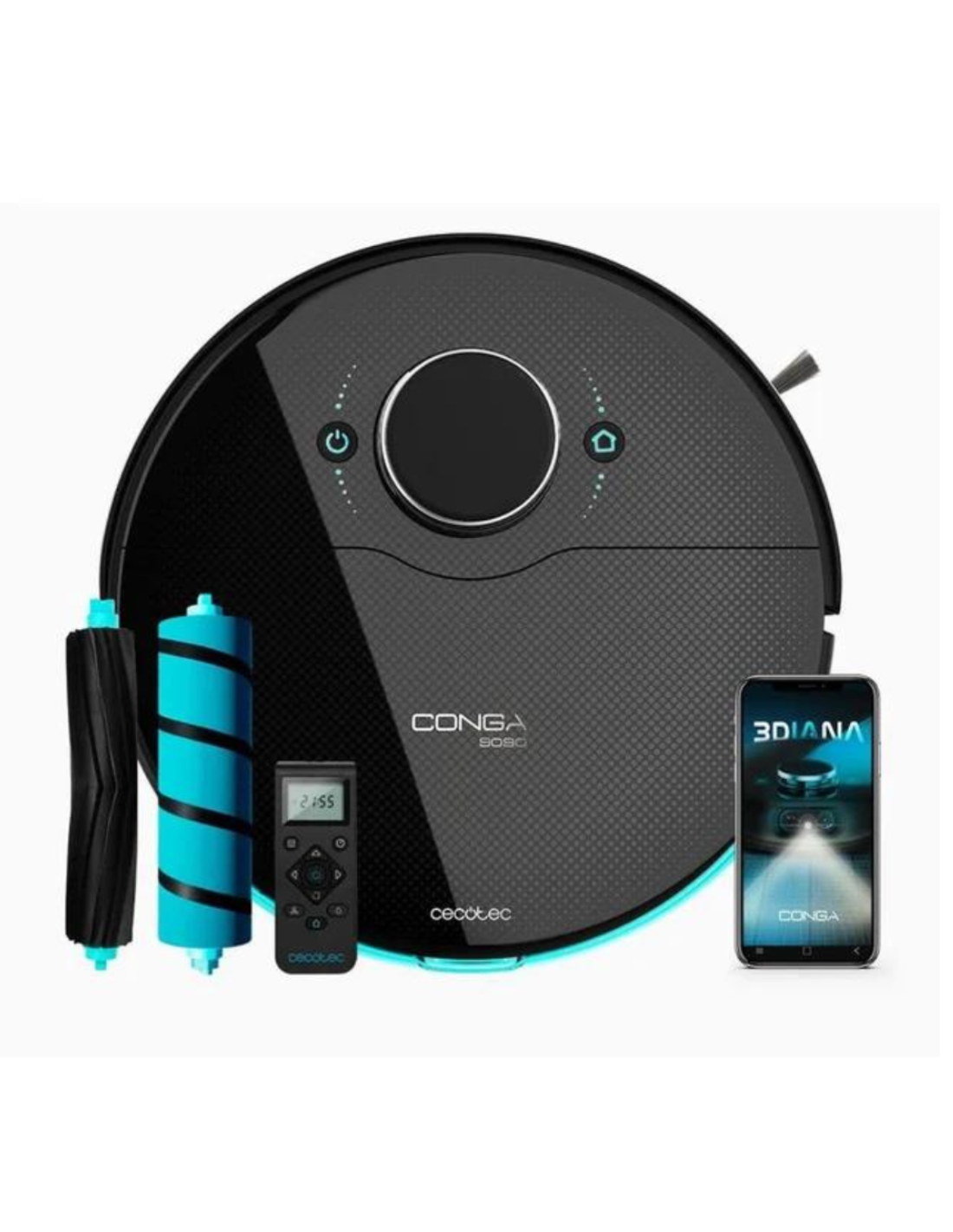 Cecotec robot aspirador y fráguaselo Conga 9090 AI . Inteligencia Art