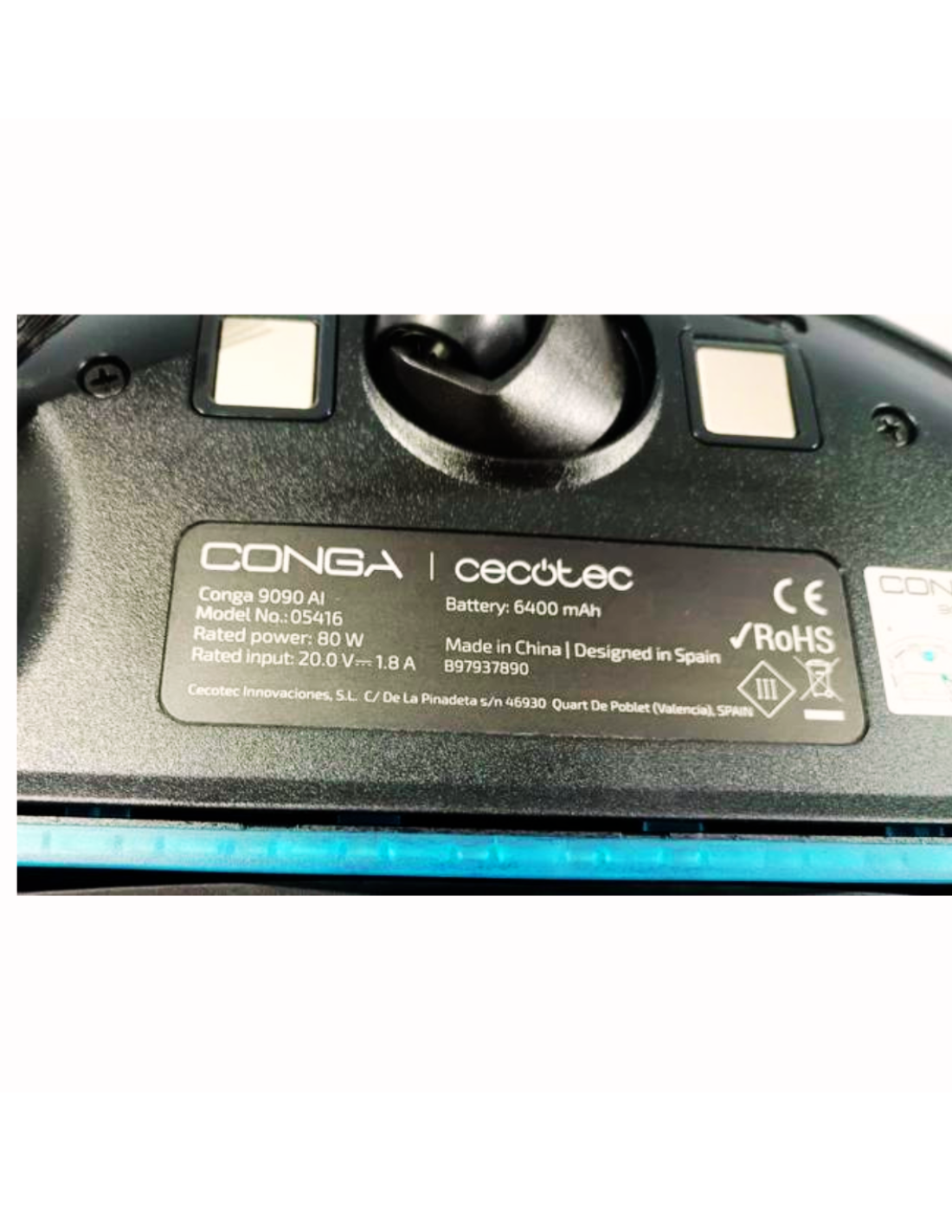 Cecotec robot aspirador y fráguaselo Conga 9090 AI . Inteligencia Art