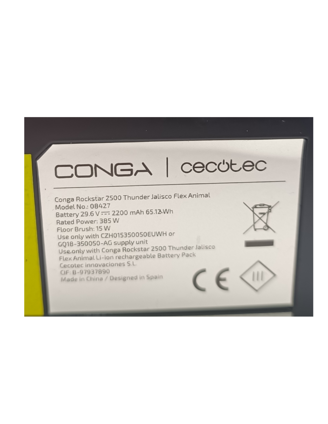 Cuerpo Motor Conga Rockstar 2500 Thunder Jalisco Flex Animal