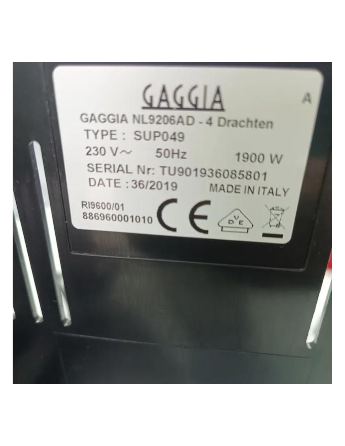 Gaggia Cadorna Style RI9600/01 - Cafetera automática para espresso