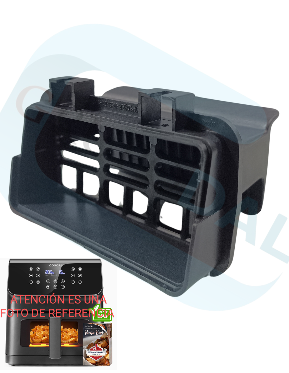 Asa Trasera Cosori Freidora de Aire 6.2L CAF-P652-KEU