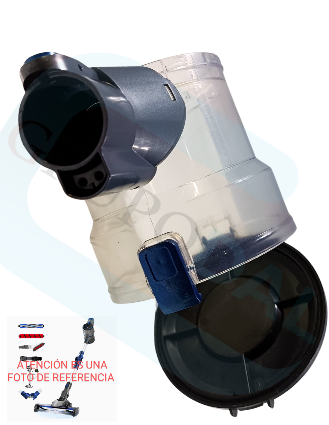 Deposito Aspiradora Eziclean Cyclomax R510 Flex