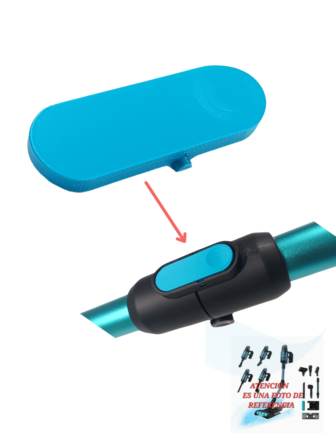 Pestaña Tubo Conga Rockstar 7500 Astral ErgoWet Animal/ Rockstar 8500