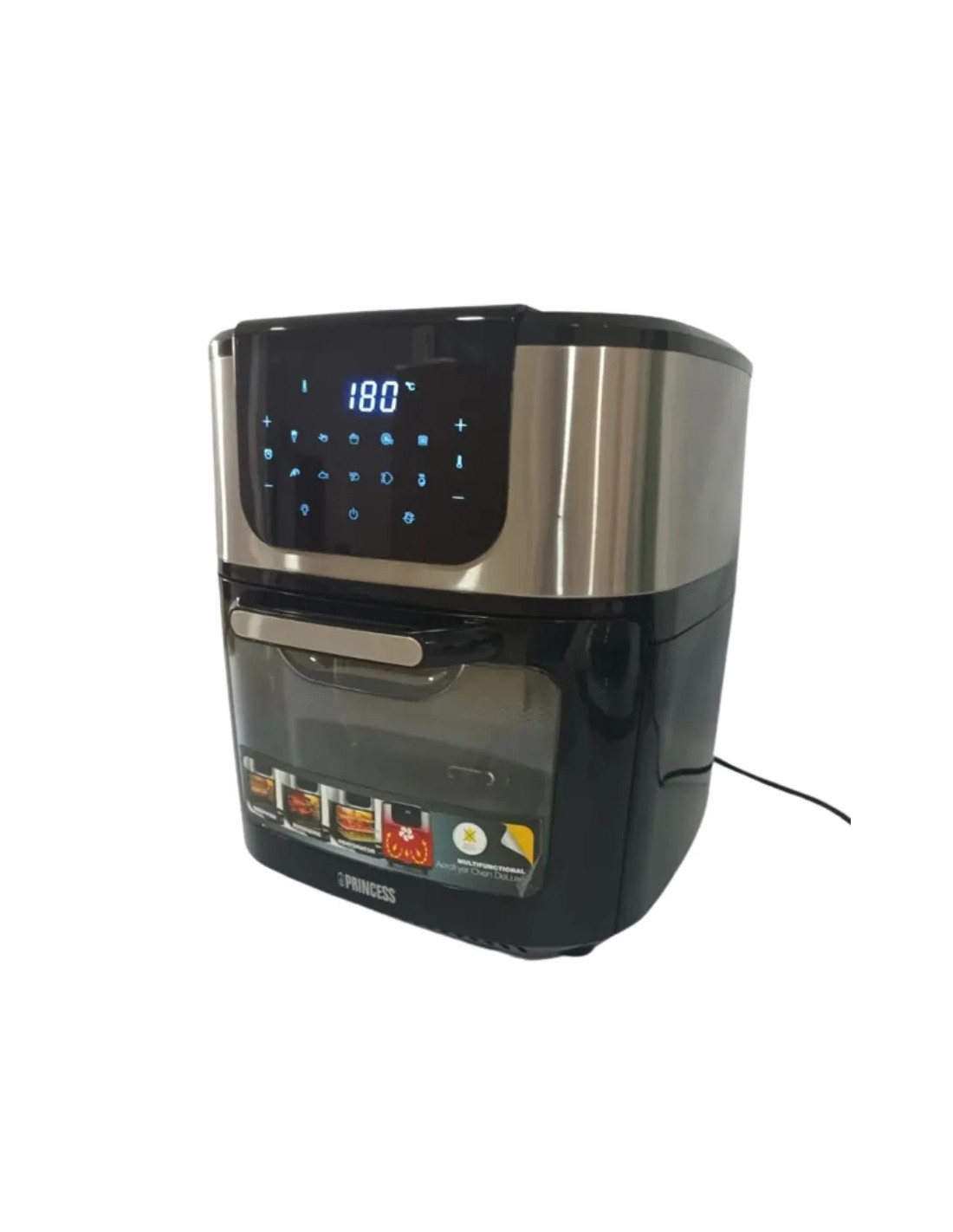 Princess 182075 Freidora sin Aceite y Horno de Aire Caliente con Cesta