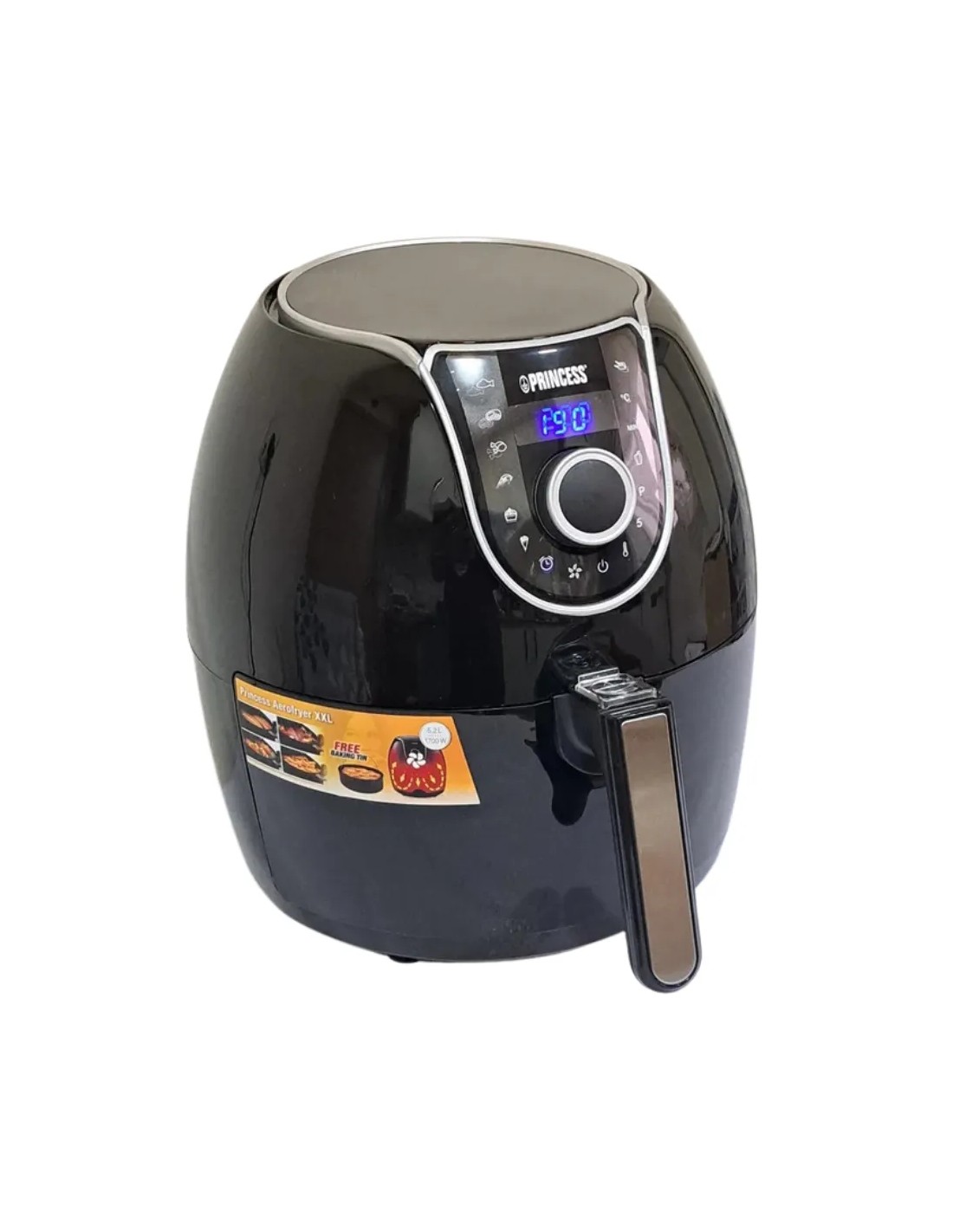 Princess 182055 Freidora sin aceite, 5,2 L, Ahorra hasta un 62,2%