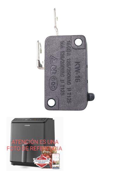 Microinterruptor Cosori 6.4L Dual Blaze Freidora sin Aceite