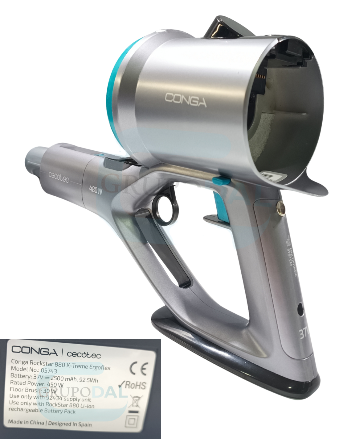 Cuerpo Motor Conga Rockstar 880 X-treme ErgoFlex 05743