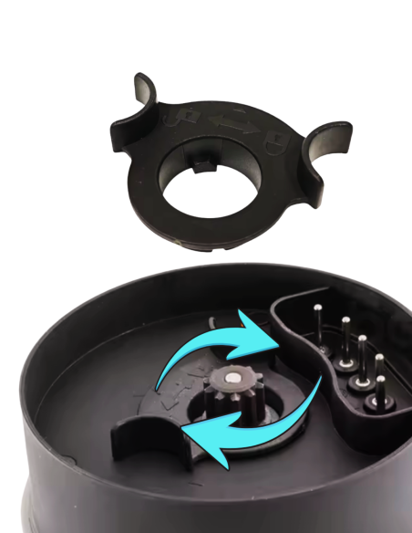 Sujeta Cuchillas Cecotec Mambo 7090/ 8090/ 8590/ 9090/ 9590/ 10070