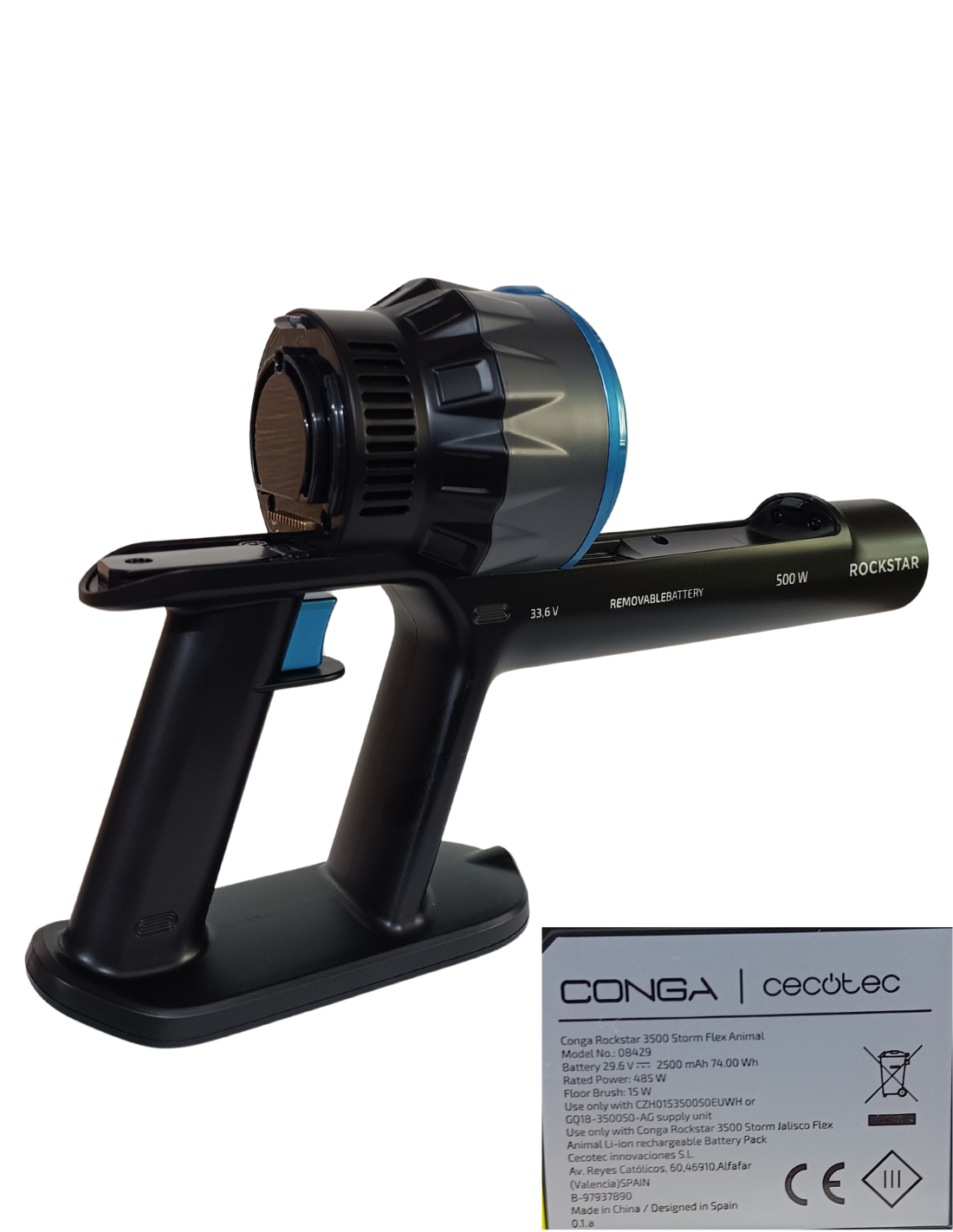 Cuerpo Motor Conga Rockstar 3500 Storm Flex Animal Modelo: 08429