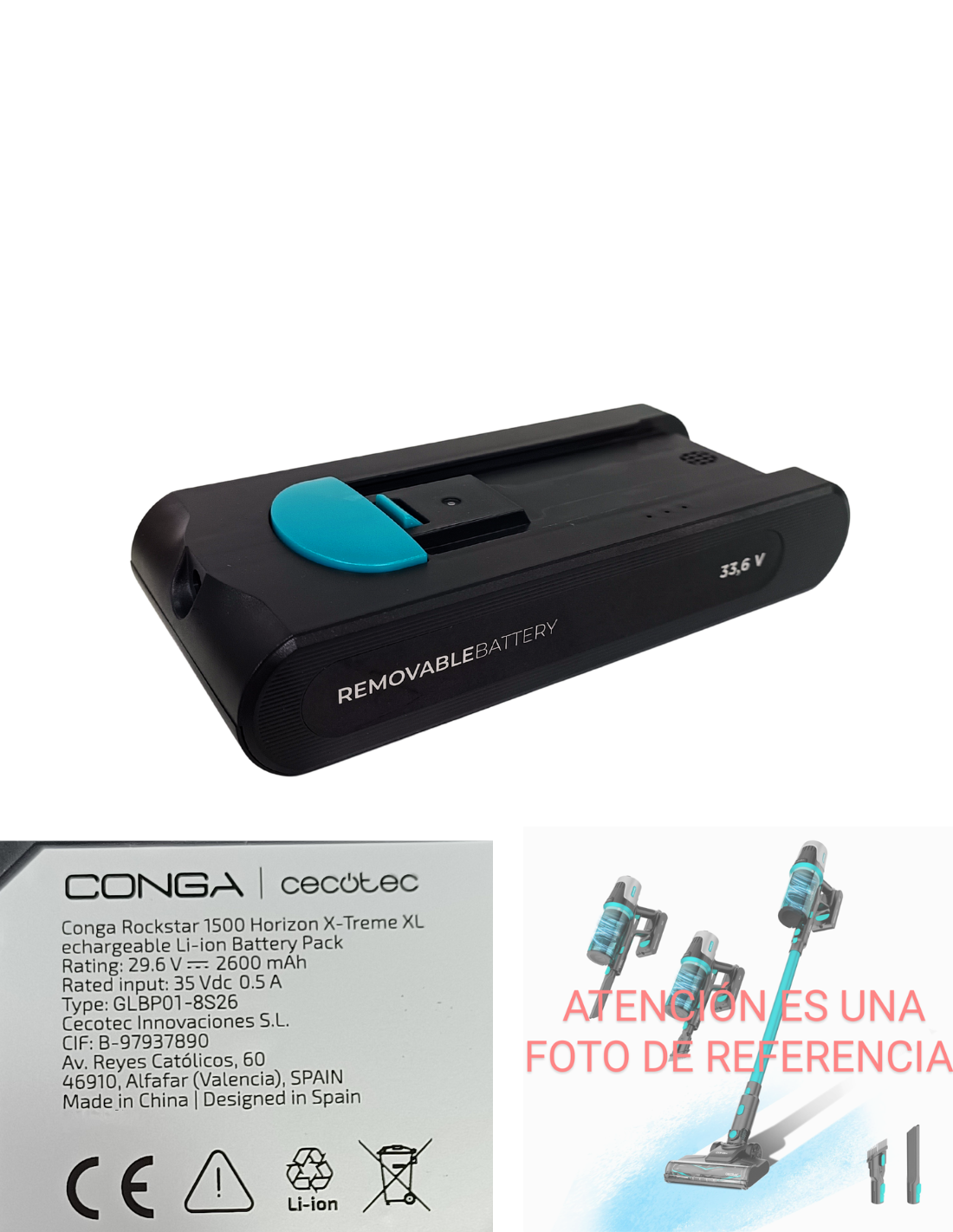 Batería Conga Rockstar 1500 Horizon X-Treme XL