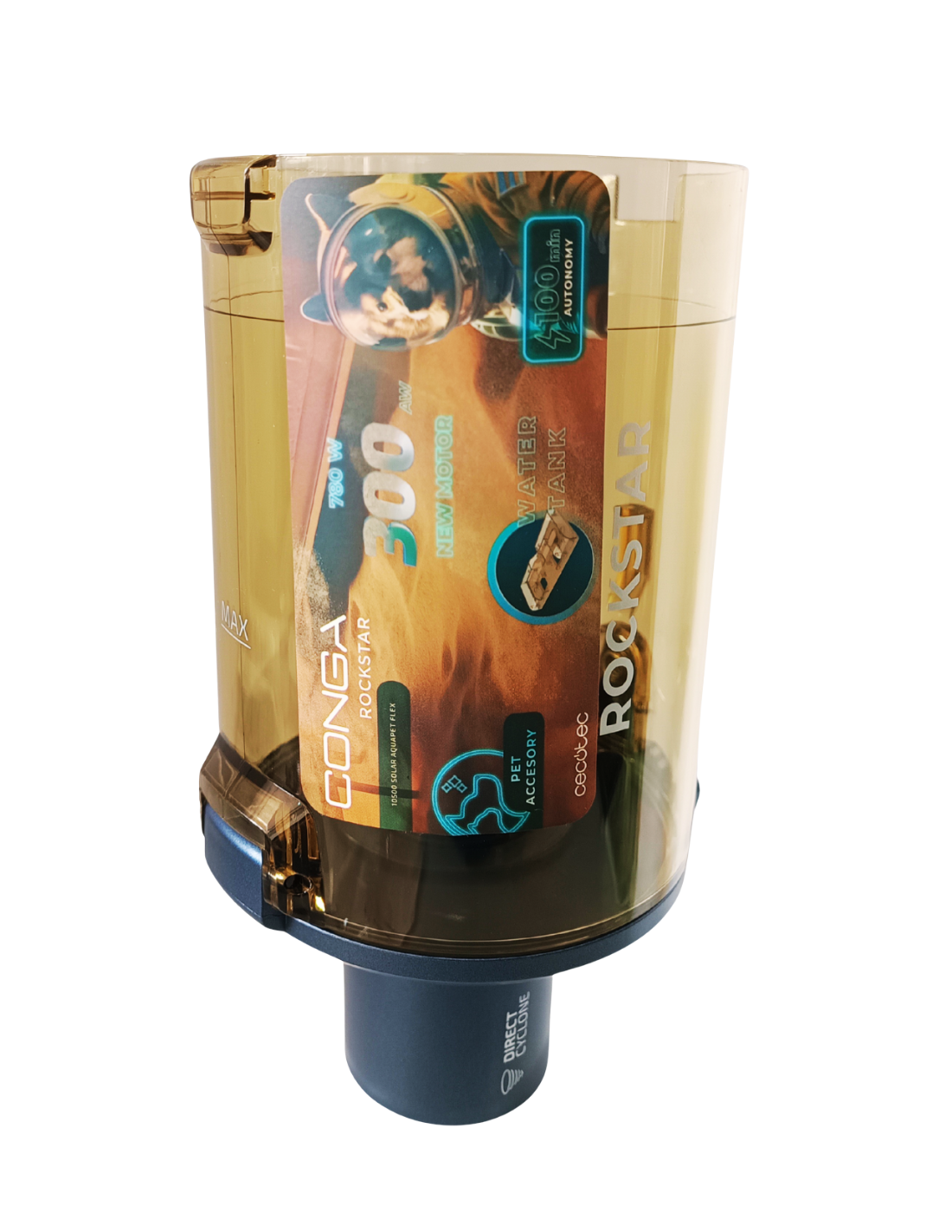 Deposito de Polvo Conga Rockstar 10500 Solar AguaPet Flex